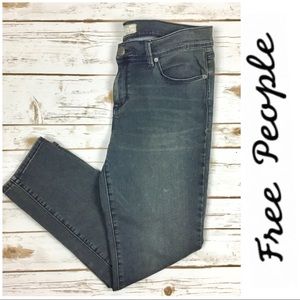 Free People Cropped Skinny Jeans